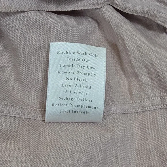 Frank & Eileen Button Down Eileen Shirt Womens XS Pink 100% Cotton Relaxed Fit - Picture 7 of 10